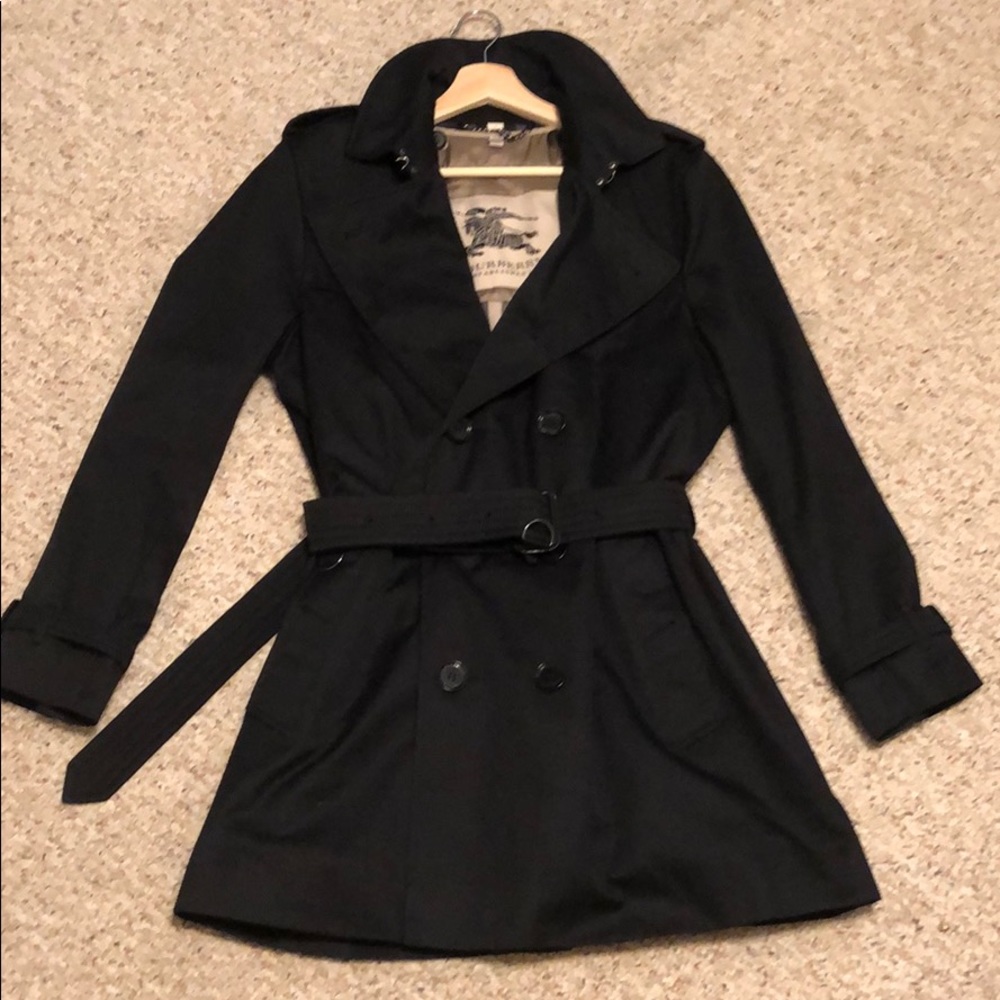 Burberry Check-Lined Trench Coat